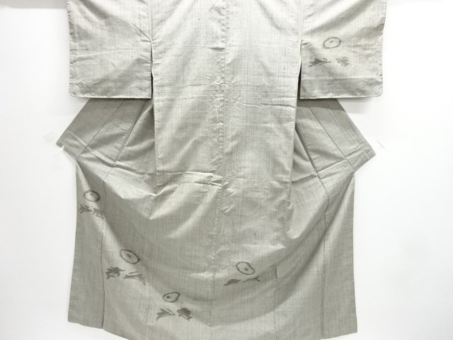 JAPANESE KIMONO / HOMONGI / MAWATA TSUMUGI / UNUSED / WOVEN KIKU